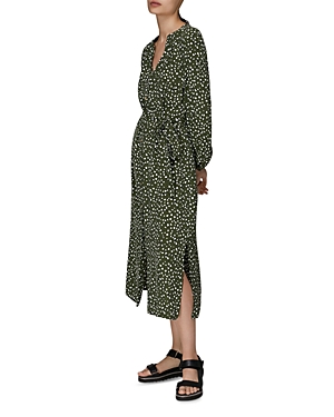 Whistles Livi Leopard Midi Dress