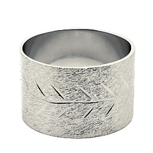 Aman Imports Metal Cylinder Napkin Ring - 100% Exclusive In Silver