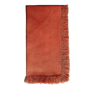 Aman Imports Fringed Napkin - 100% Exclusive In Brick