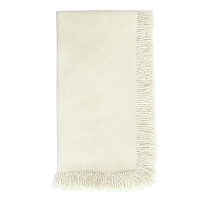 Aman Imports Fringed Napkin - 100% Exclusive In Ivory Pearls