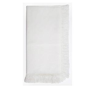 Aman Imports Fringed Napkin - 100% Exclusive In White