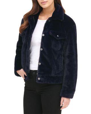 levi's fur trucker jacket