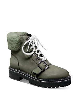 Charles David Women's Cliche Hiking Booties In Olive-sf