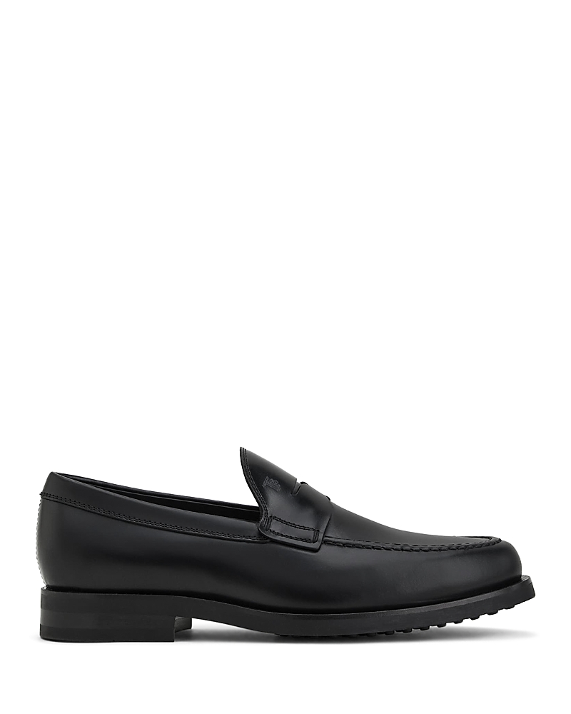 Tod's Leather Loafer In Black