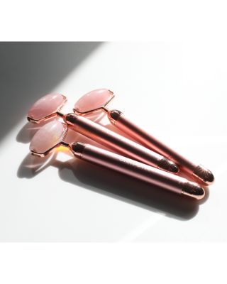Skin Gym Rose Quartz Vibrating Lift & Contour Beauty Roller |  Bloomingdale's Beauty & Cosmetics