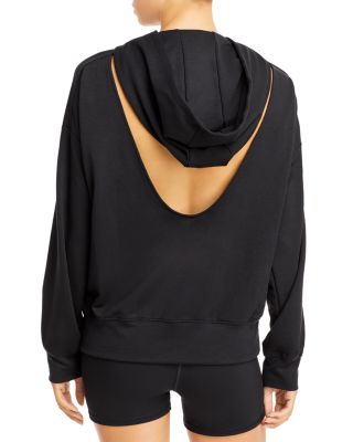 Alo Yoga Open Back Hoodie Top | Bloomingdale's