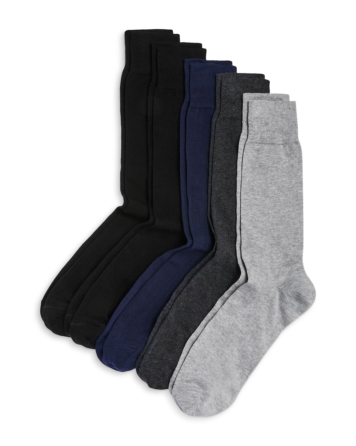 The Men's Store at Bloomingdale's Solid Crew Socks, Pack of 5 - Exclusive