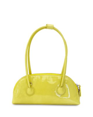 Marge Sherwood Bessette Zip Shoulder Bag In Butter Crinkle