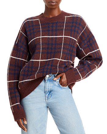 En Saison - Plaid Knit Sweater