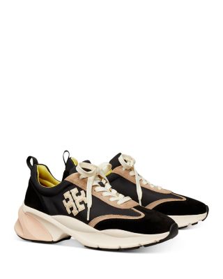 Tory Burch Suede And Nylon Good Luck Trainers In Black | Cheap