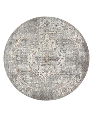 Livabliss - Livabliss Presidential PDT-2311 Round Area Rug, 7'10" x 7'10"