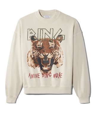 Anine Bing Tiger Graphic Sweatshirt | Bloomingdale's