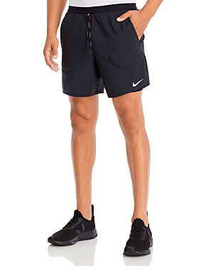 Nike Men's Flex Stride 5" Brief Running Shorts In Black