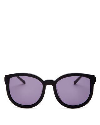 Karen Walker - Women's Round Sunglasses, 57mm