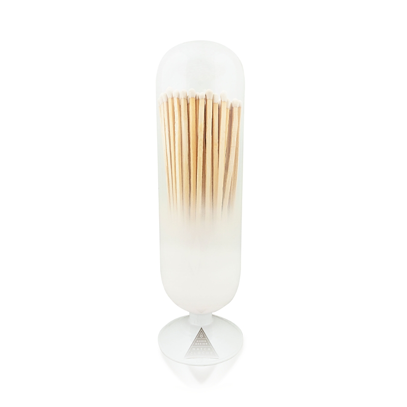 Skeem Design Fireplace Could Cloche & Matches In Clear