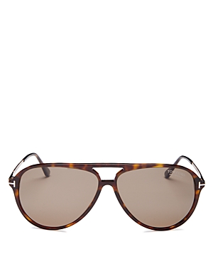 Tom Ford Men’s Samson Polarized Brow Bar Aviator Sunglasses, 62 mm