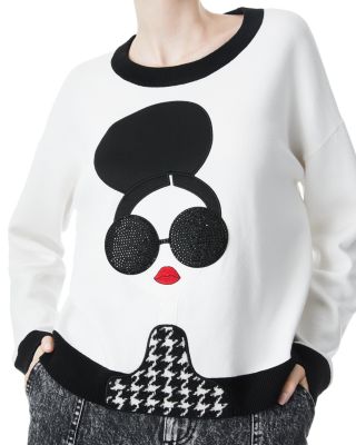 Olivia Gleeson Appliqué Sweater 
