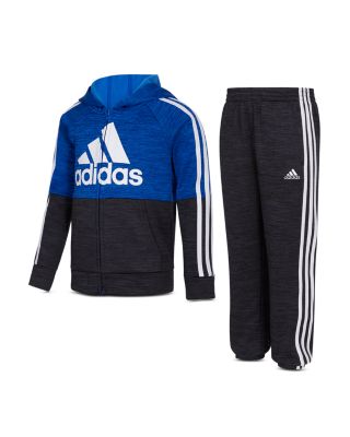 Adidas Boys Fleece Zip Hoodie Jogger Pants Set Little Kid Bloomingdale s