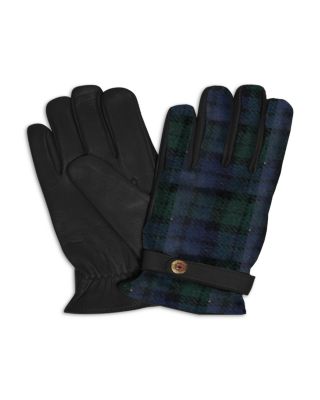 ralph lauren plaid gloves