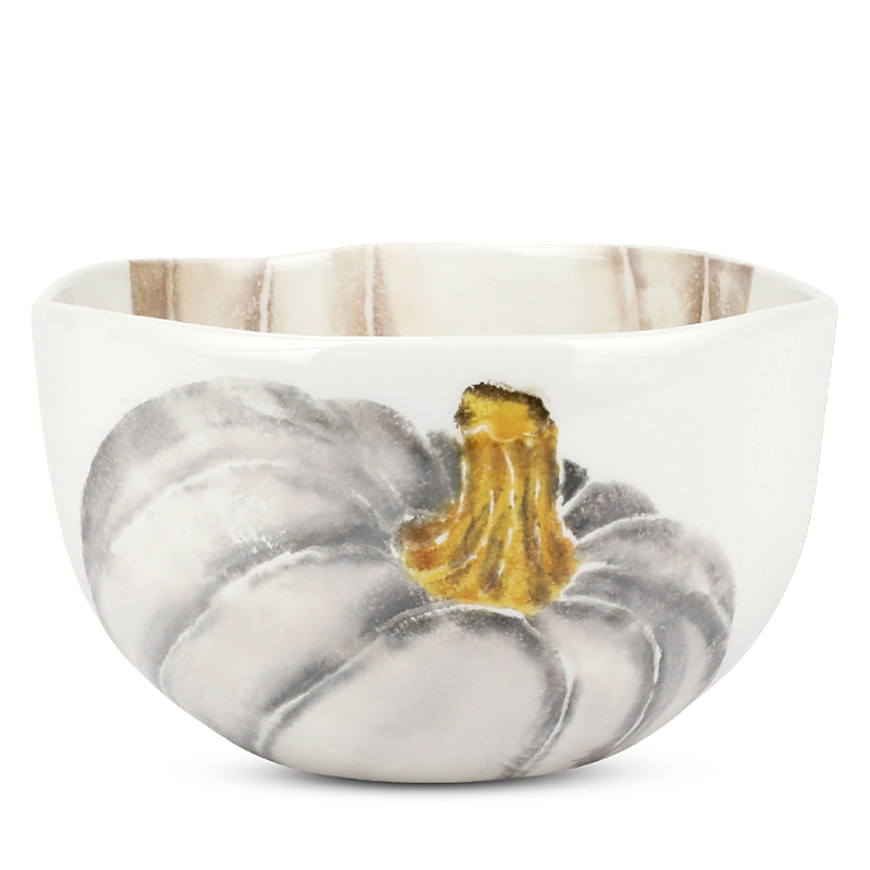 Vietri Pumpkins Small Deep Serving Bowl In Multi