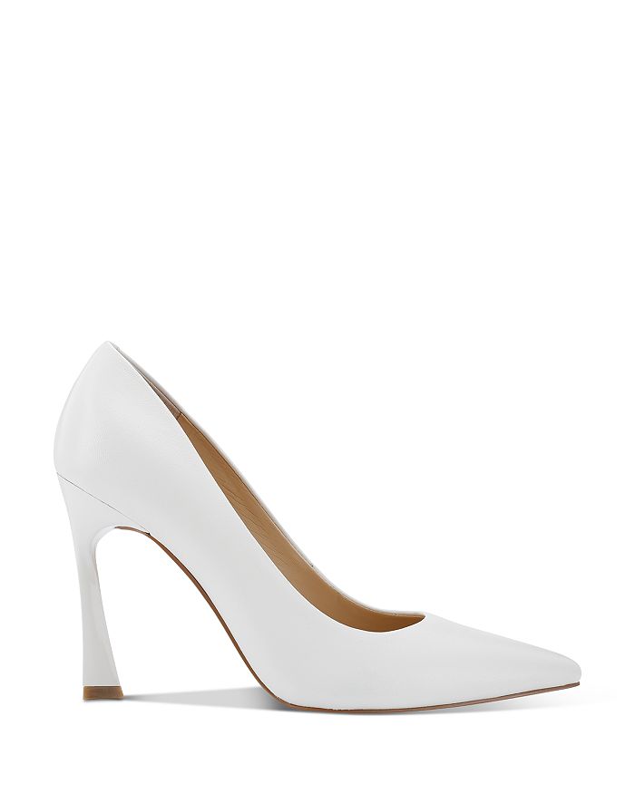 Shop Marc Fisher Ltd Women's Sassie Pointed Toe Pumps In Ivory