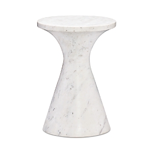 Bernhardt Isabelle Accent Table In White Marble
