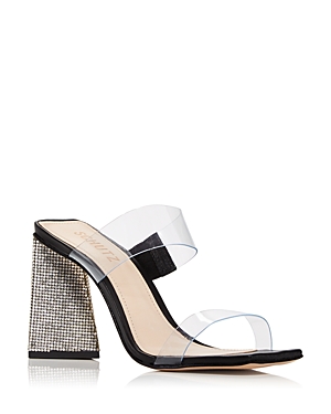 SCHUTZ WOMEN'S ARIELLEN EMBELLISHED BLOCK HEEL SLIDE SANDALS,S2126000110001