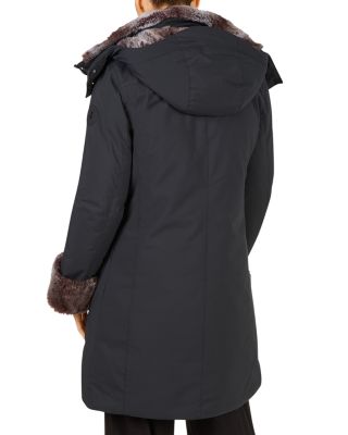 Samantha新品暖かい上着 Save The Duck Samantha Faux Fur Trim Hooded Coat | Bloomingdale's