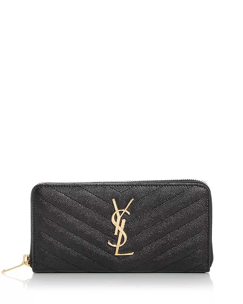 Saint Laurent Monogram Continental Zip Wallet