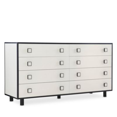 Silhouette 8 Drawer Dresser with Square Hardware