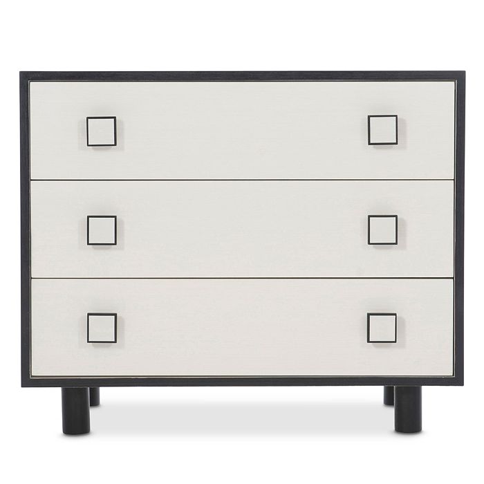 Bernhardt Silhouette 3 Drawer Nightstand with Square Hardware