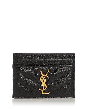 Saint Laurent - Monogram Quilted Leather Card Case
