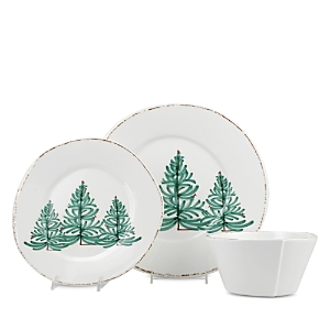 Vietri Melamine Lastra Holiday 3 Piece Place Setting