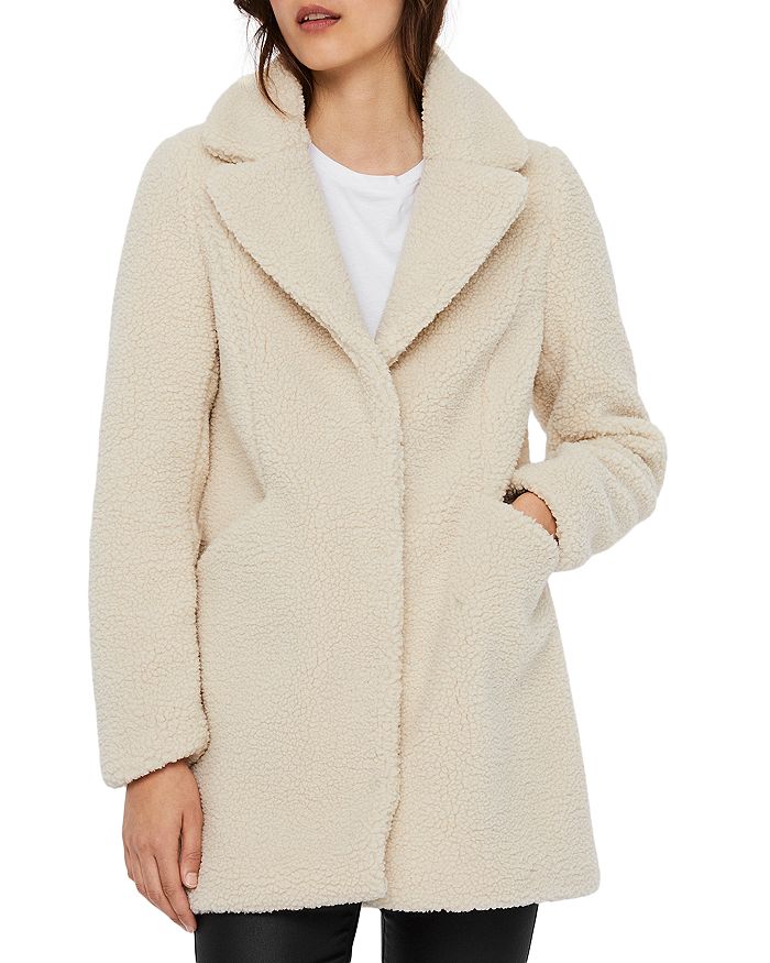 Tegenstrijdigheid nooit vieren Vero Moda Faux Fur Teddy Coat | Bloomingdale's