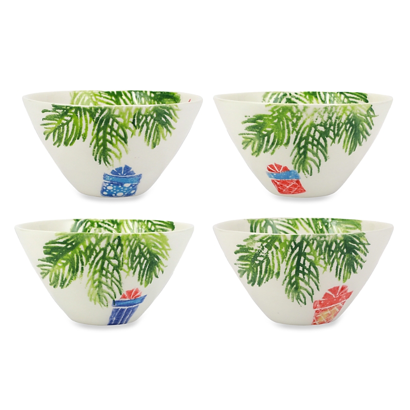 Vietri Nutcrackers Dinnerware Cereal Bowls, Set Of 4 In Multi
