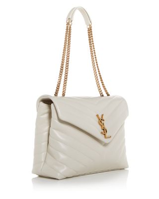 white luxury purse