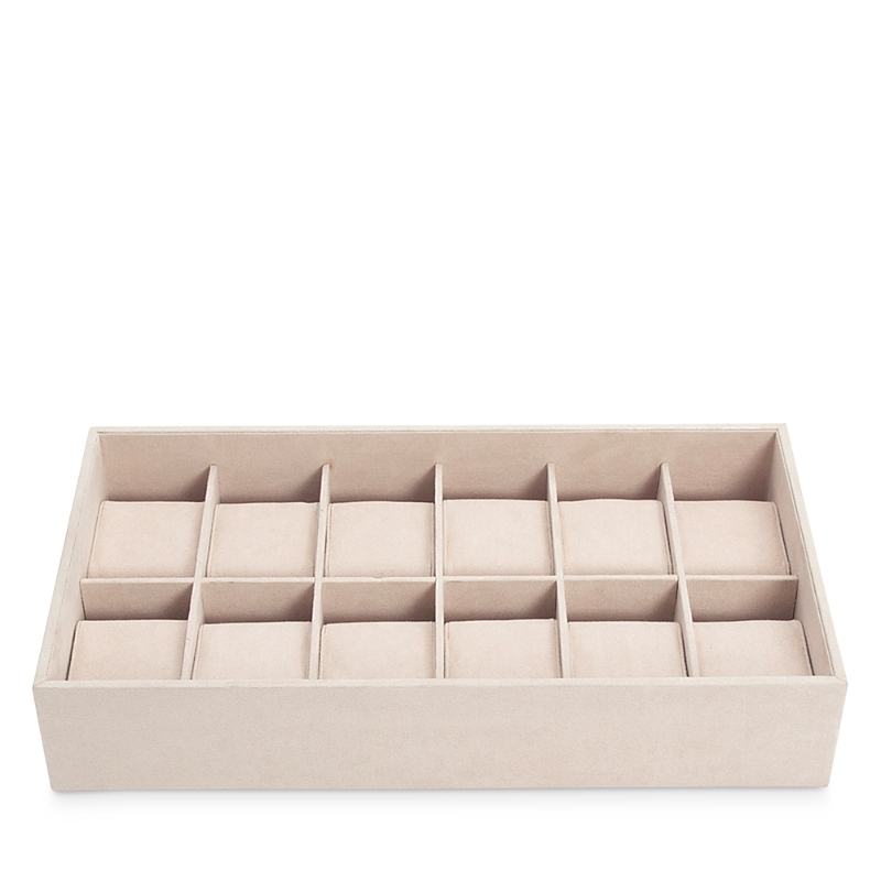 Wolf 1834 Vault 12 Watch Tray Insert In Beige