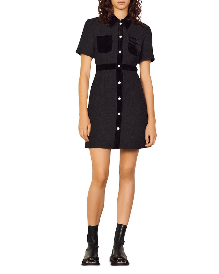 Sandro shirt dress top