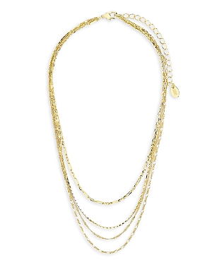 Sterling Forever Women's Multi Chain Layered Necklace In Gold