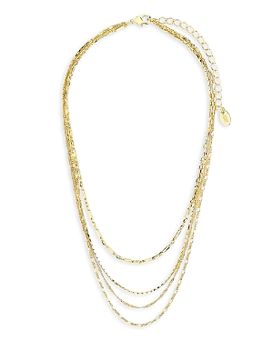 Sterling Forever Multi Chain Layered Necklace, 19