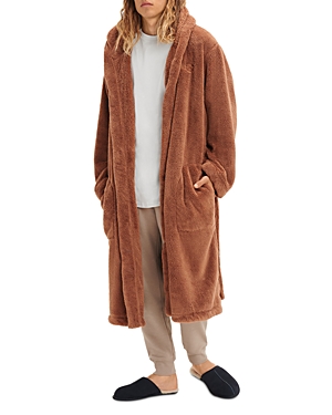 Ugg Beckett Faux Sherpa Bathrobe In Cedar Bark