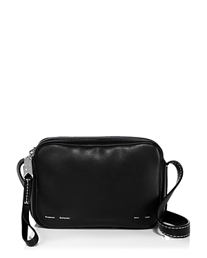 Shop Proenza Schouler White Label Proenza Schouler Watts Leather Camera Bag In Black