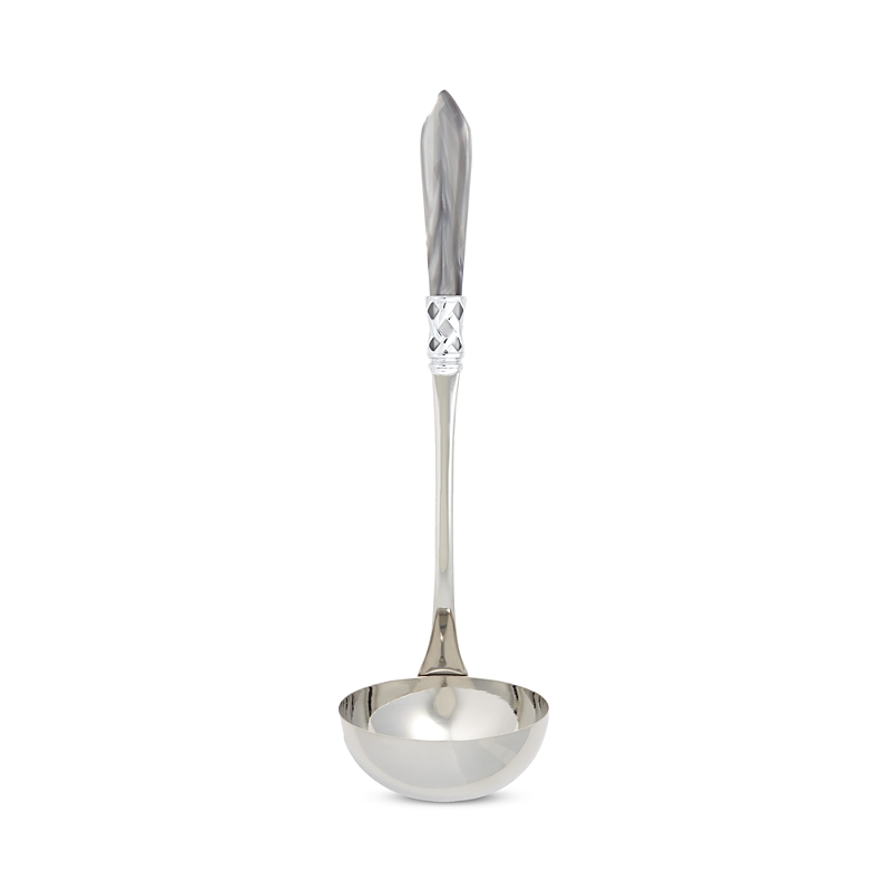 Vietri Aladdin Brilliant Soup Ladle In Light Grey