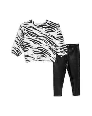 Splendid Boys' Cozy Zebra Top \u0026 Faux 