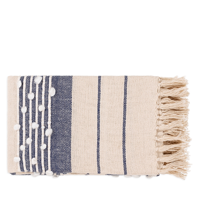 Product photo of (2) Surya Yemaya 50 x 60 Cotton And Acrylic Throw YMA1001-5060 in New/Like New condition