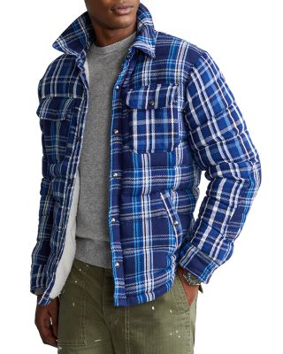 plaid hooded polo shirts