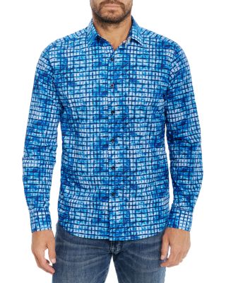 Robert Graham Demonte Tie Dyed Grid 
