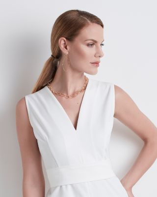 18K Yellow Gold Marrakech Onde Large Open Link Statement Necklace, 18"