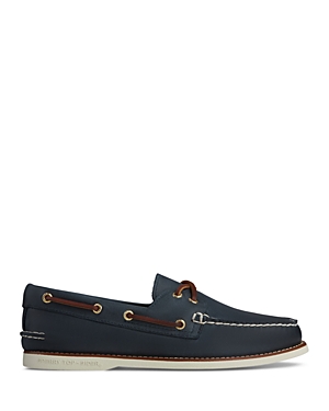SPERRY MEN'S GOLD A/O TWO EYE SLIP ON BOAT SHOES