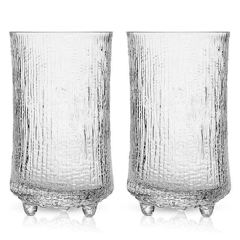 Iittala Ultima Thule Beer Glasses Set Of Two In Clear